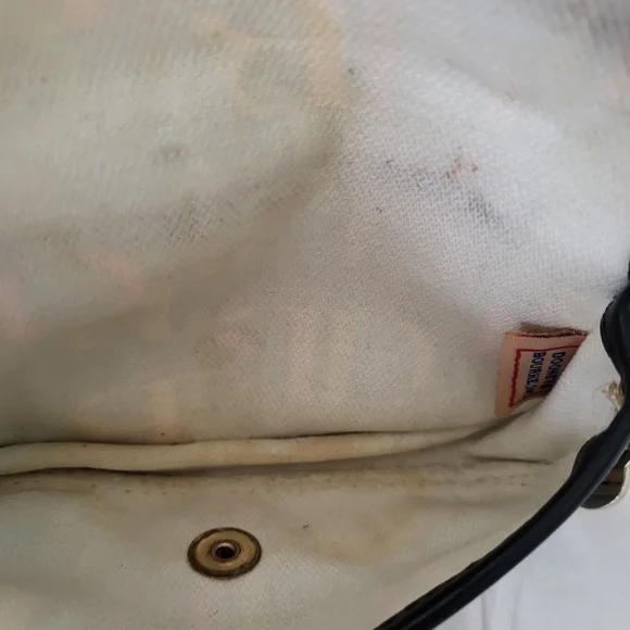 Dooney & Bourke Multi Scribble Wristlet With Strap And Signature Heart Charm